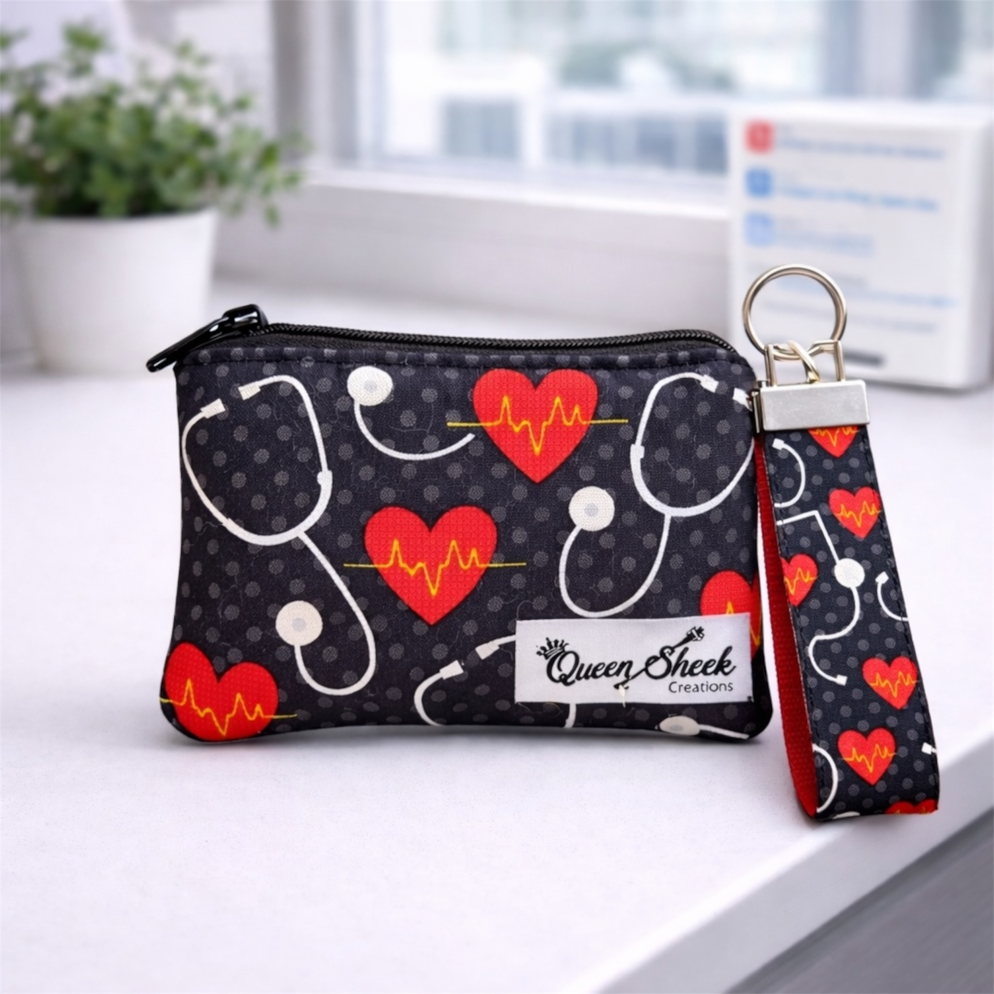 Nurse Pulse Keychain Set