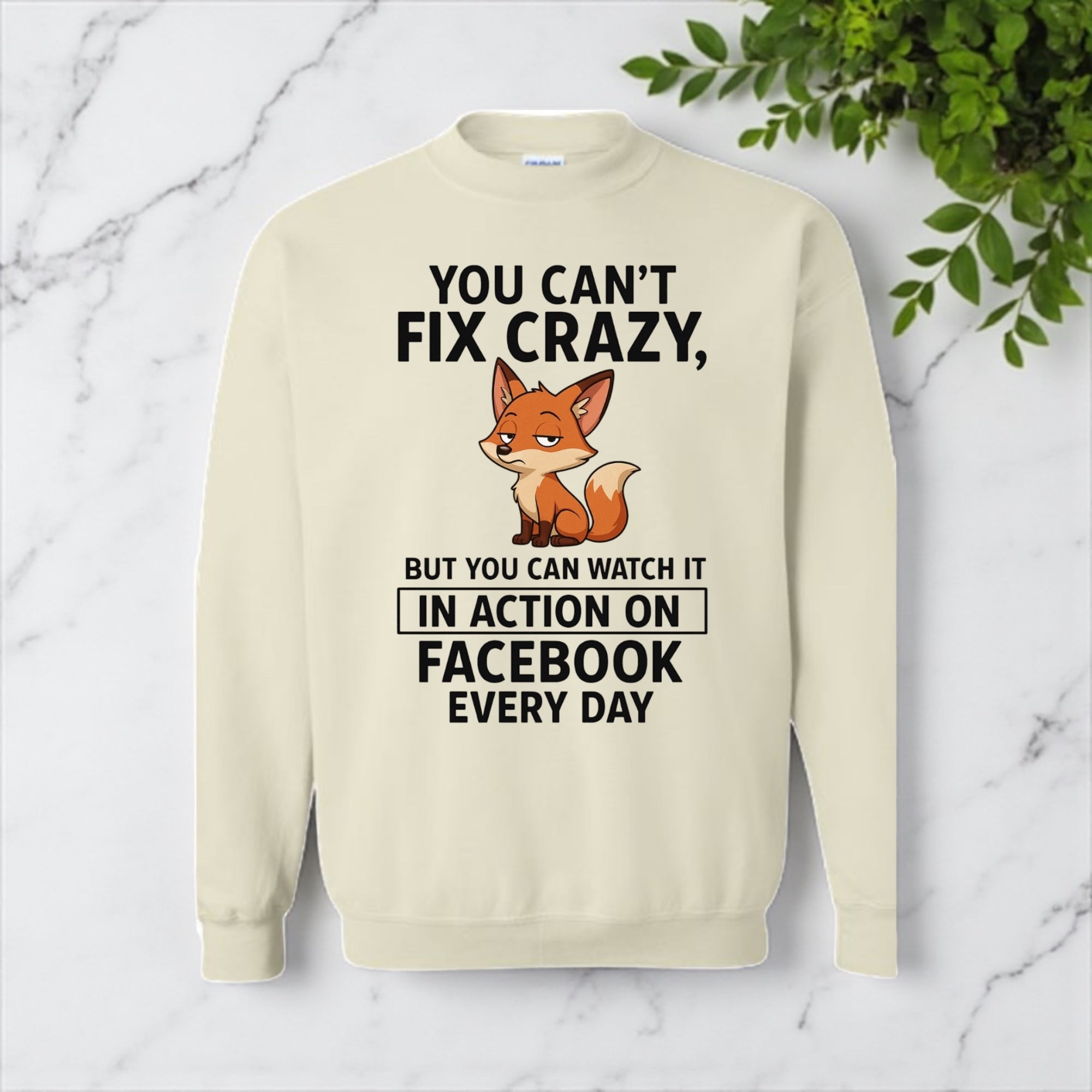 You Can’t Fix Crazy Sweatshirt