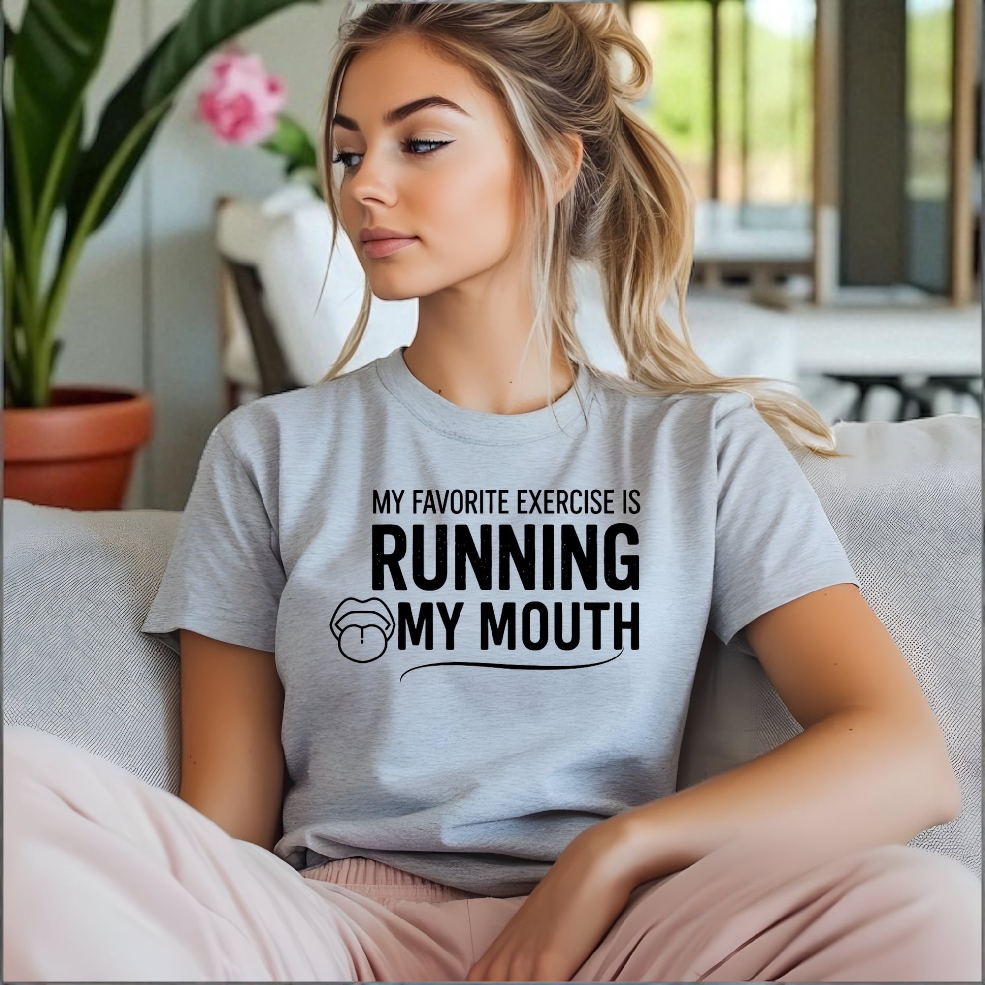 Running My Mouth Adult Tshirts