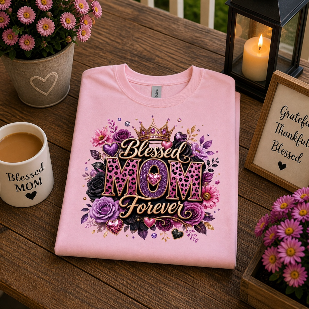 Blessed Mom Forever Tshirt