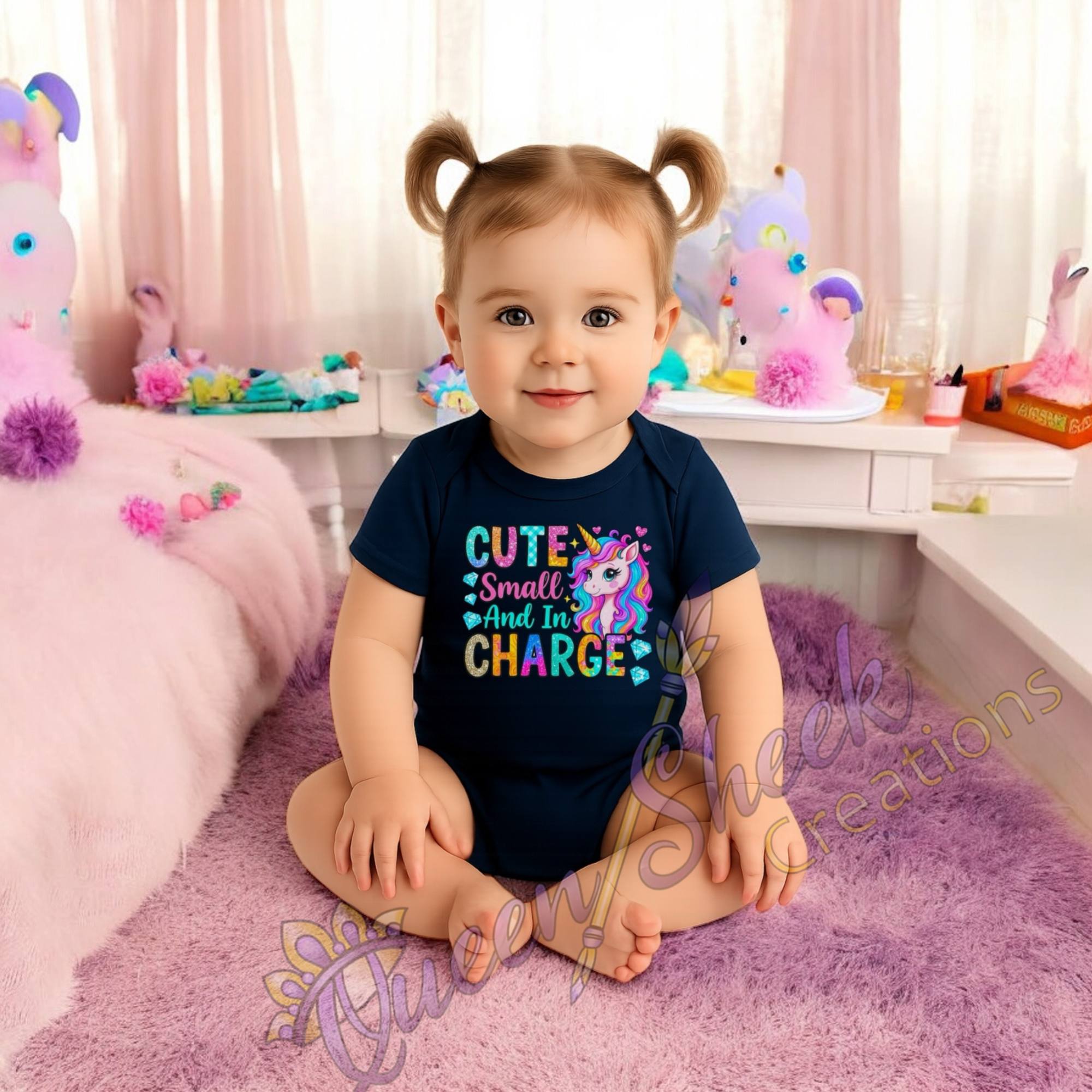 Cute Small And In Charge Onsies
