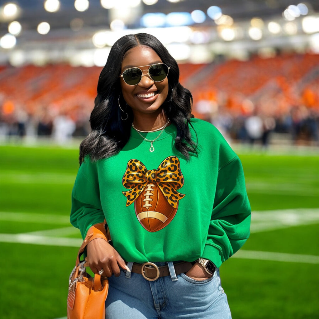 Cheetah Football Sweatshirt