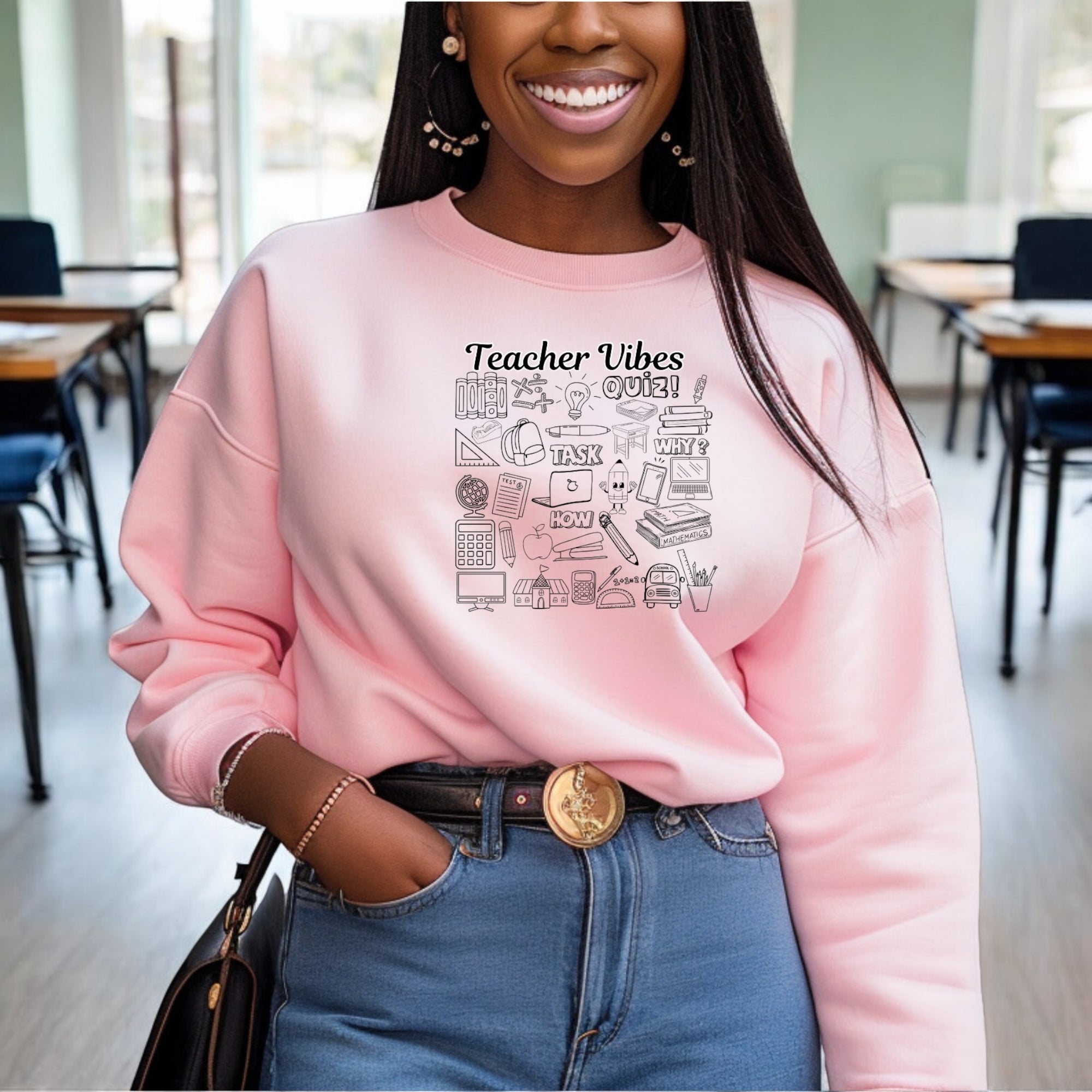 Teacher Vibes Sweatshirt