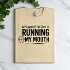 Running My Mouth Adult Tshirts