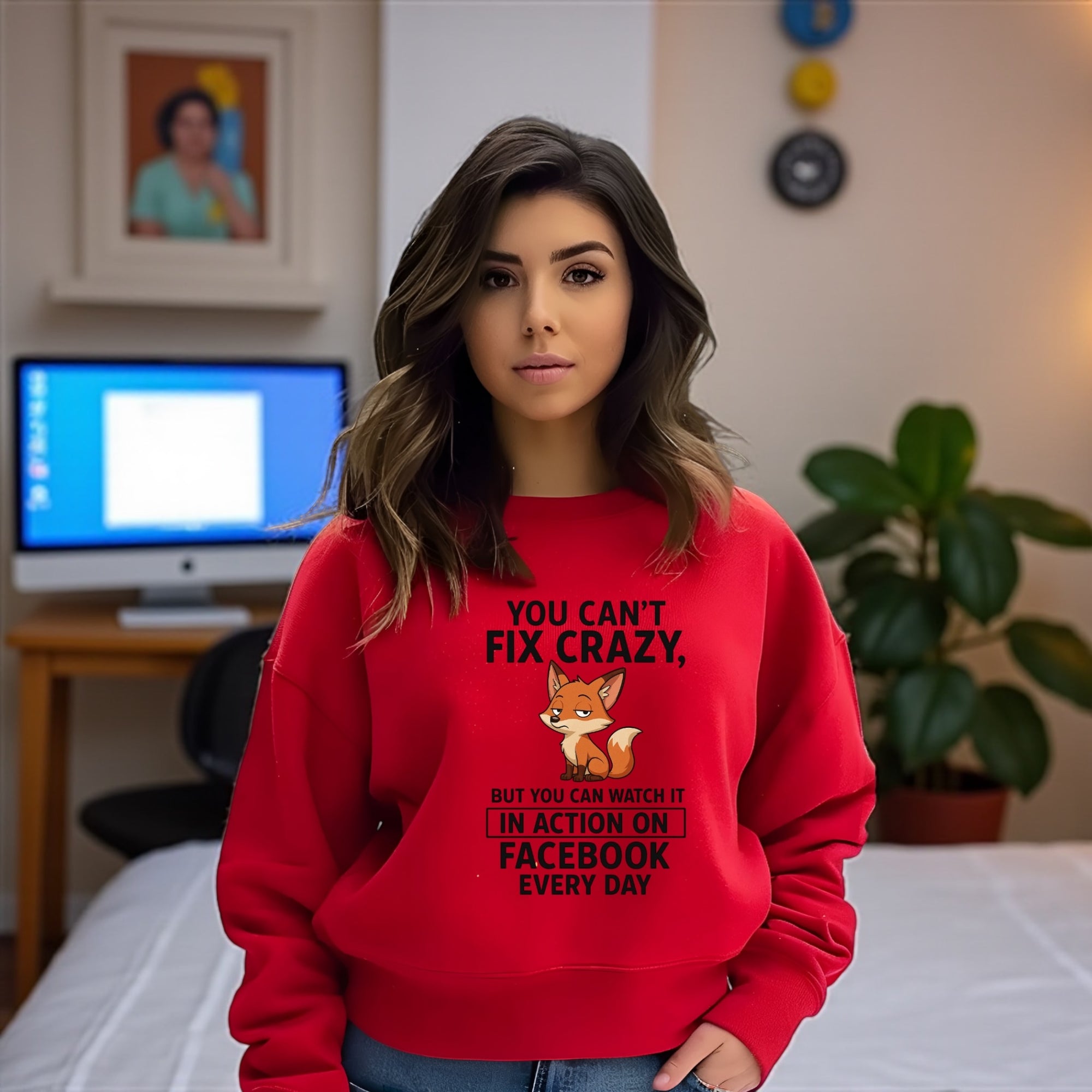 You Can’t Fix Crazy Sweatshirt