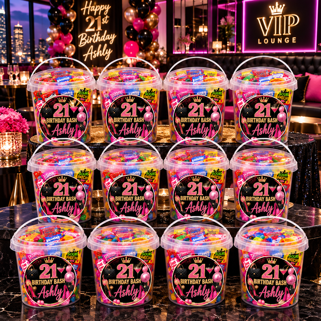 Custom Fruity Sweet Buckets (Wholesale)