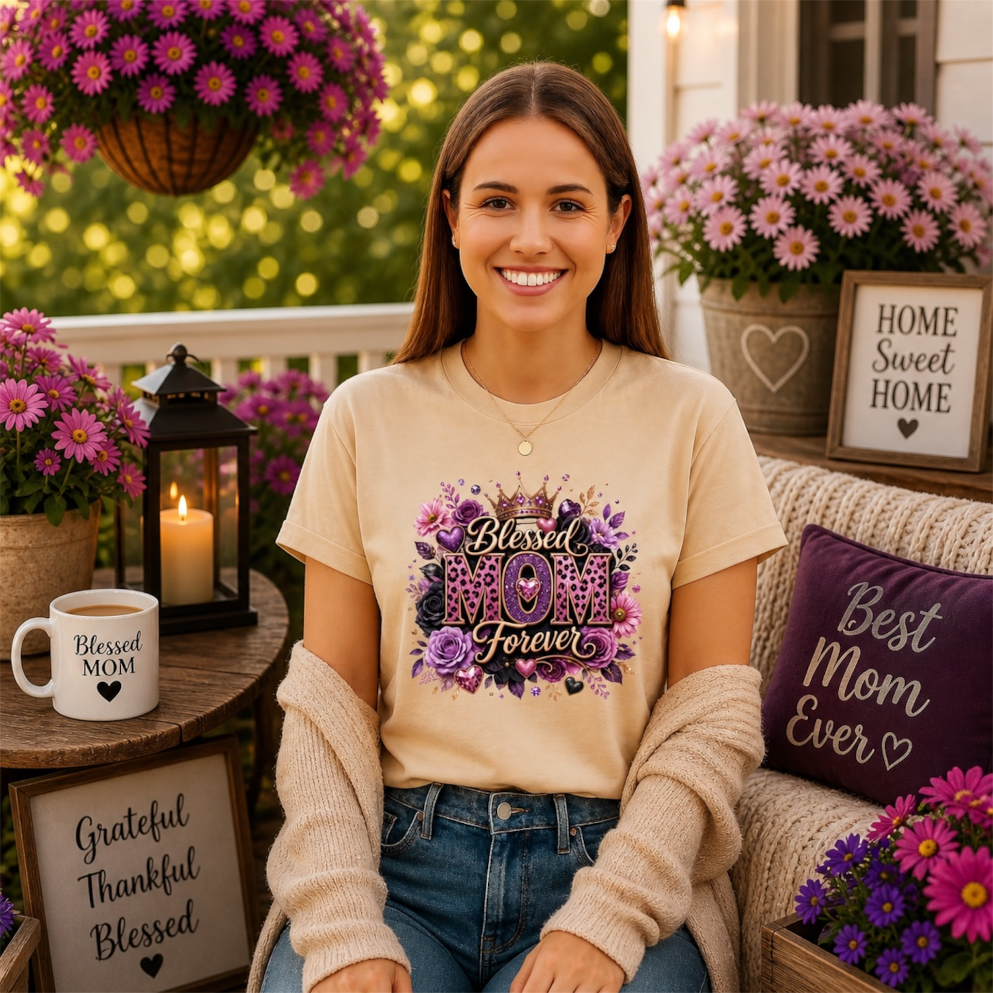 Blessed Mom Forever Tshirt
