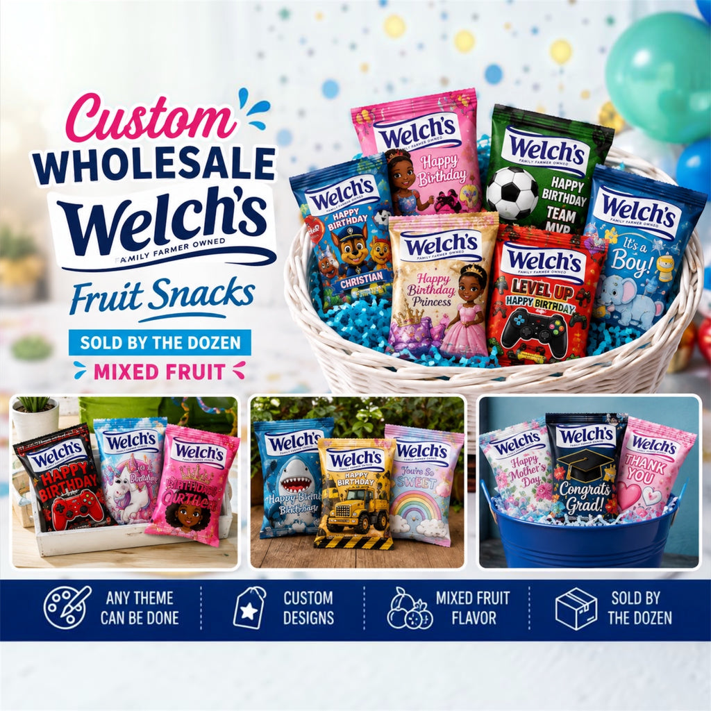 Custom Welch’s Fruit snacks (Wholesale)