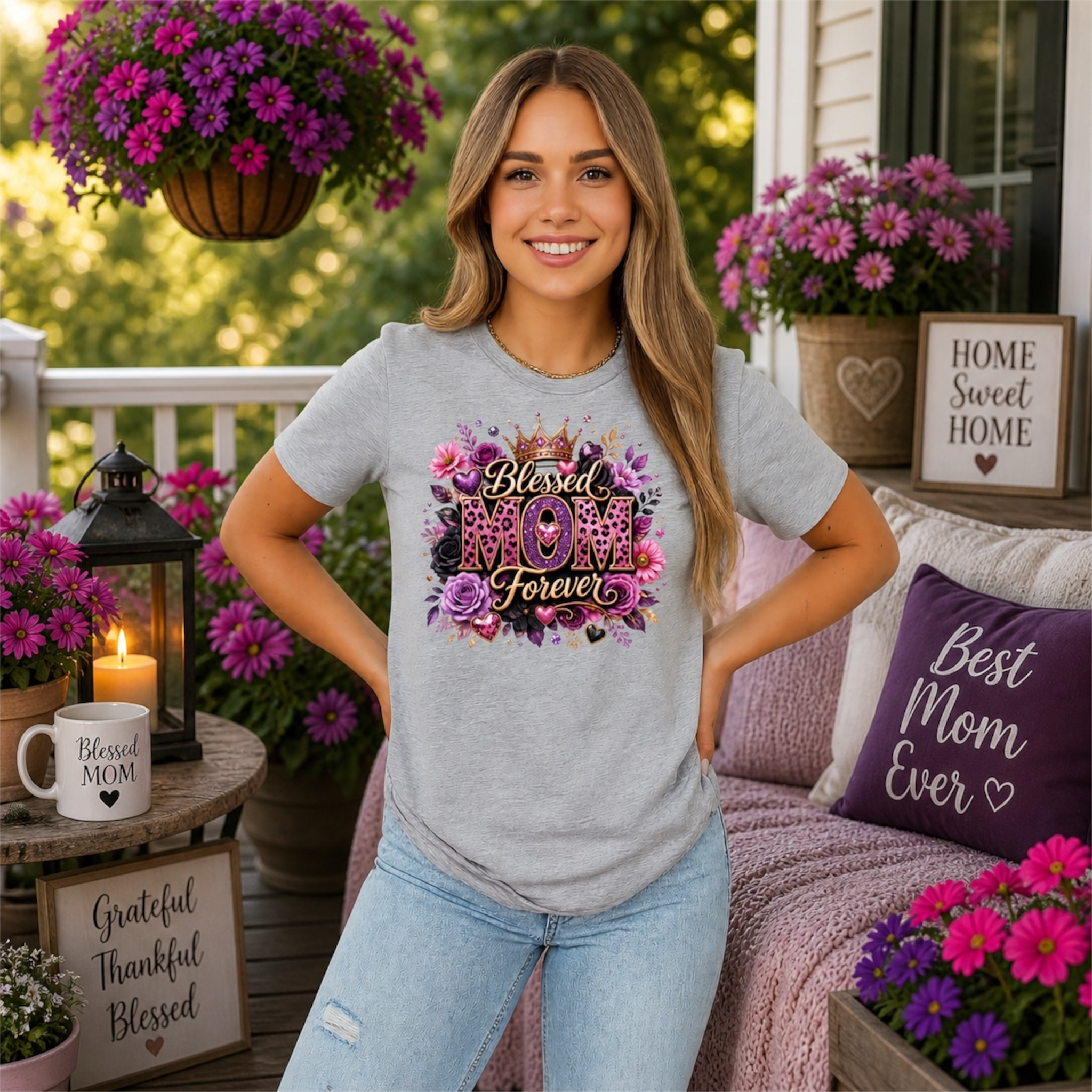 Blessed Mom Forever Tshirt