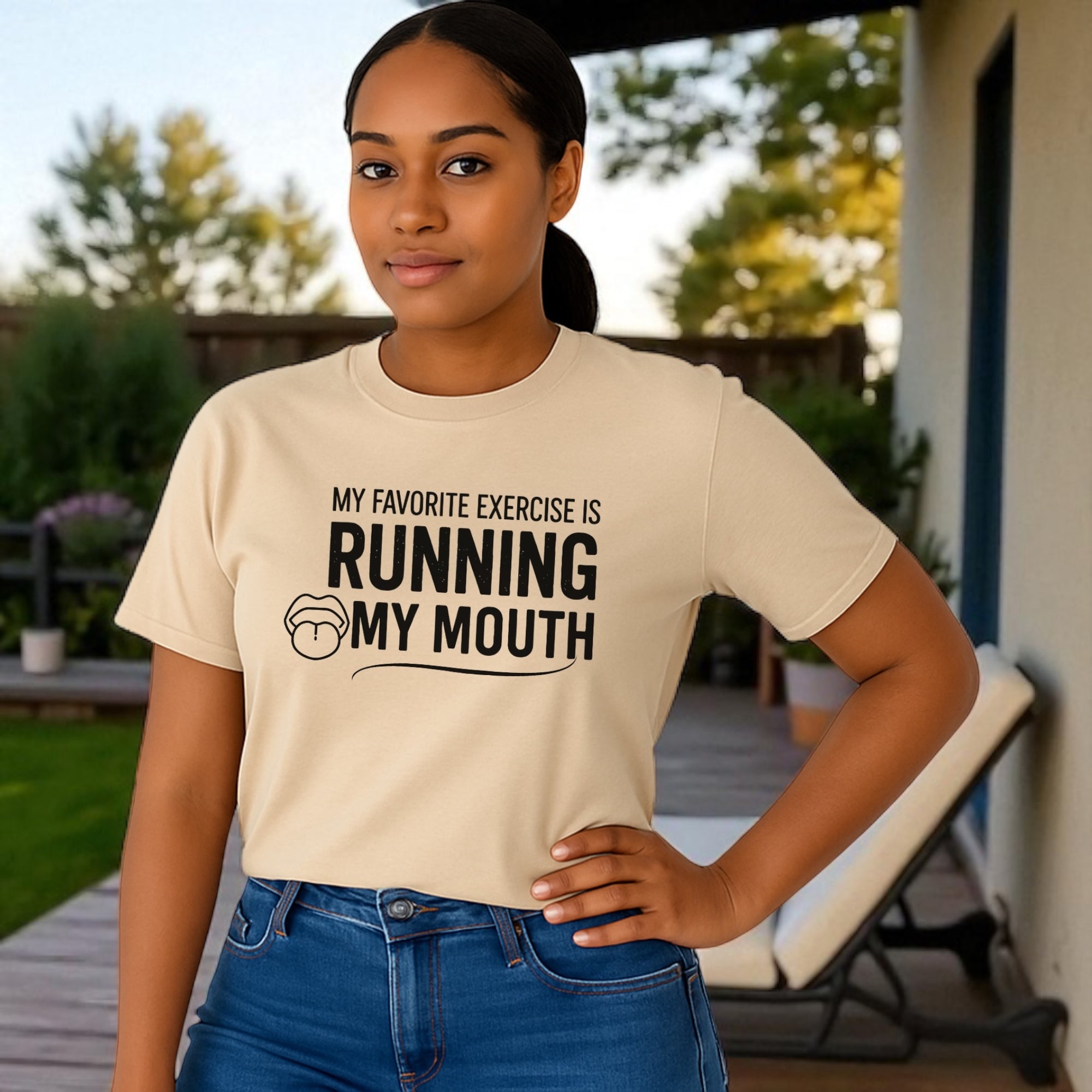 Running My Mouth Adult Tshirts