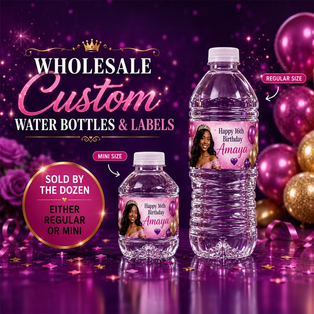 Custom Water bottles & Labels
