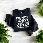 CEO of Common Sense Sweatshirt