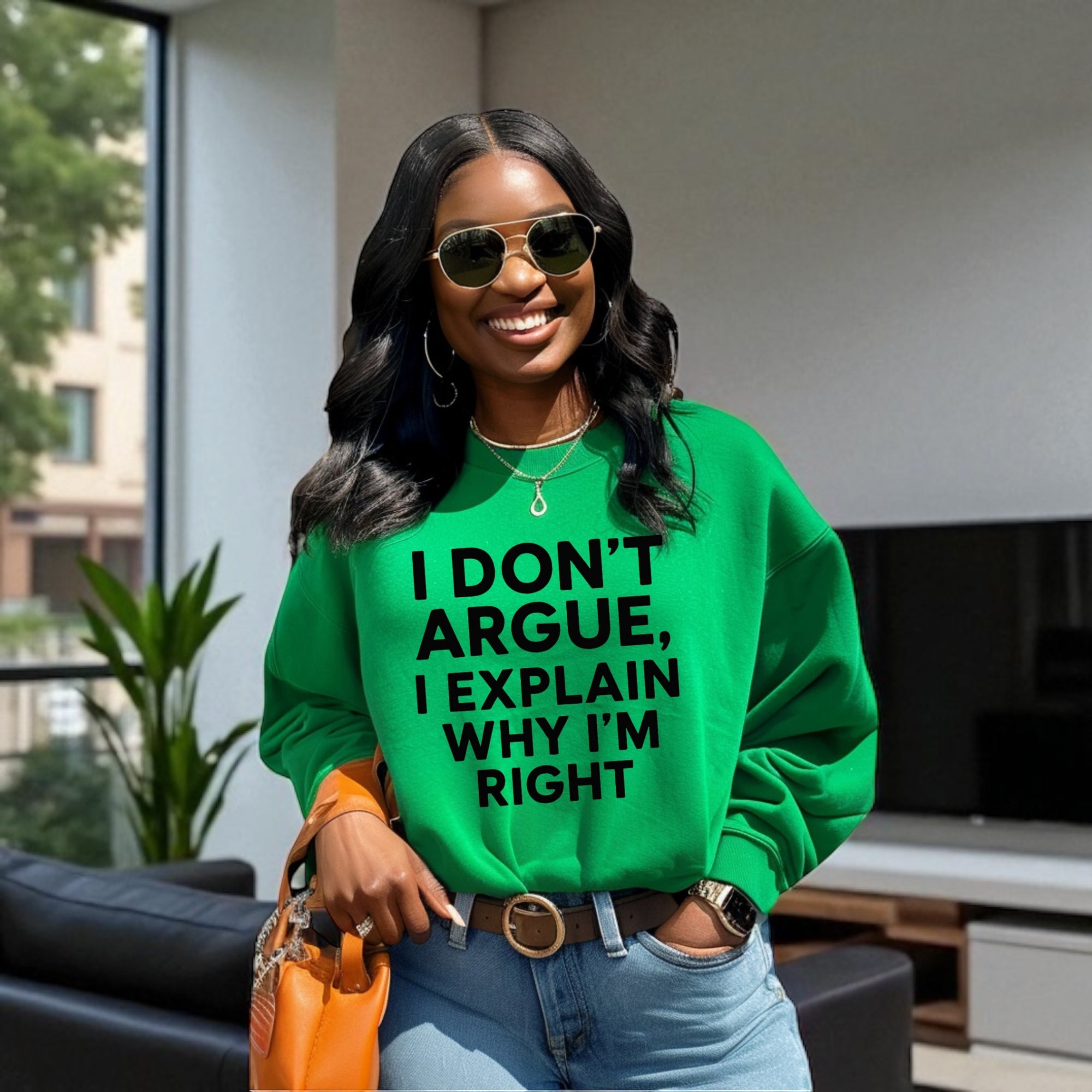 I Don’t Argue, I Explain Adult Sweat Shirts