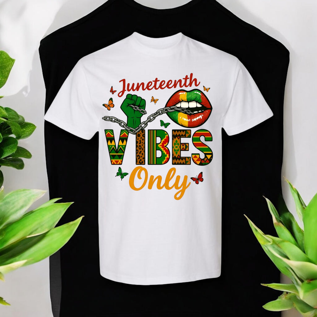 Juneteenth Vibes Only Tshirt