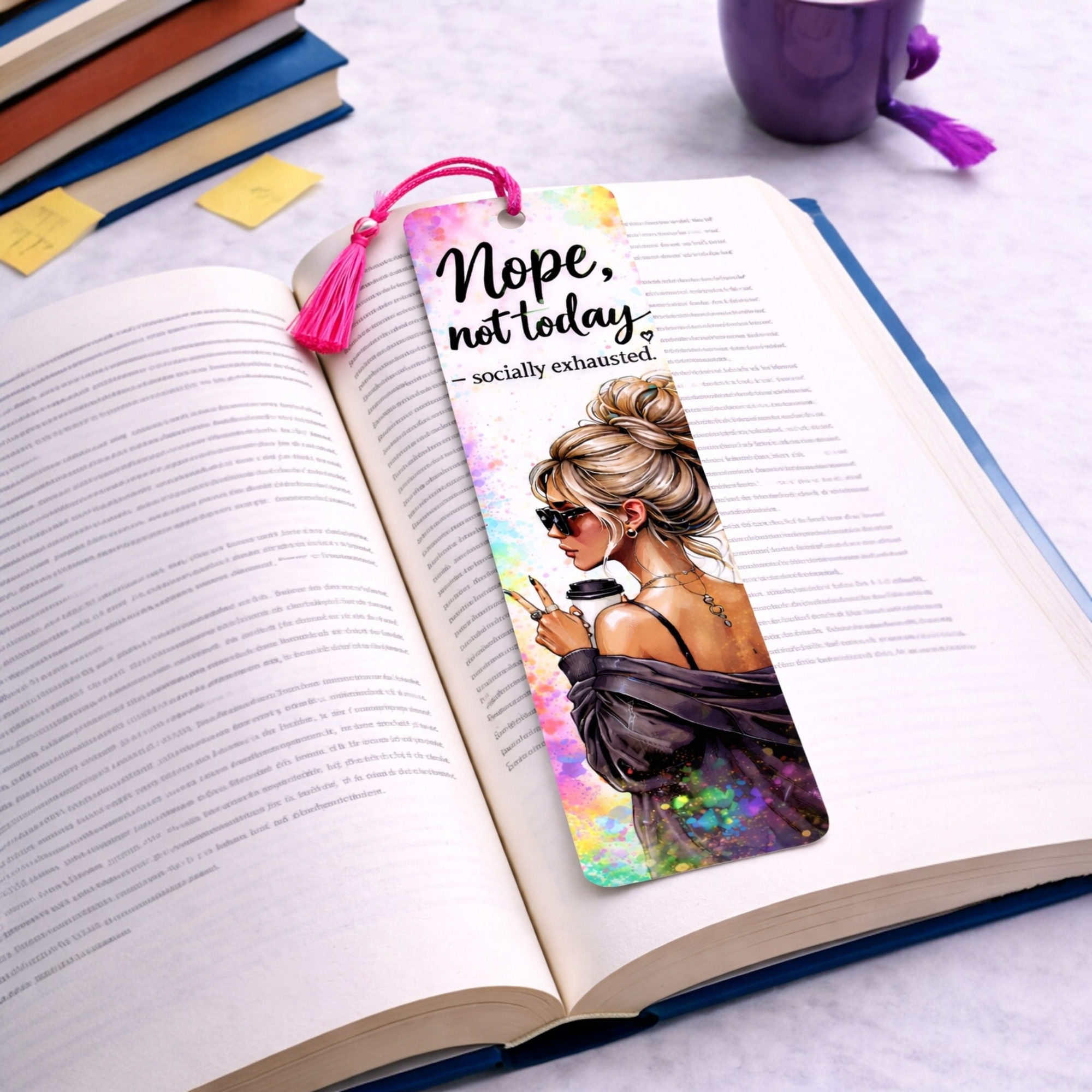 Nope, Not Today Bookmark