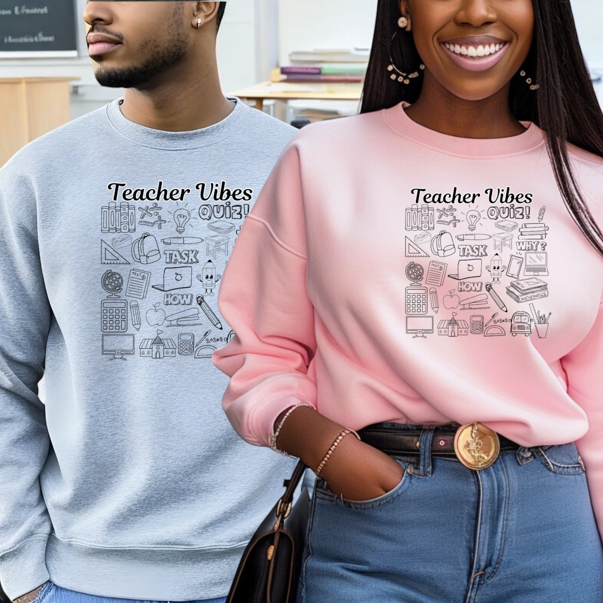 Teacher Vibes Sweatshirt