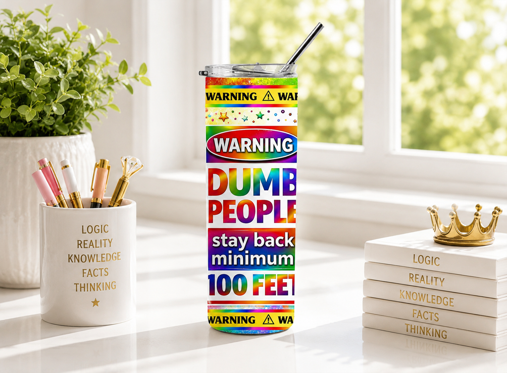Proceed With Caution Tumbler