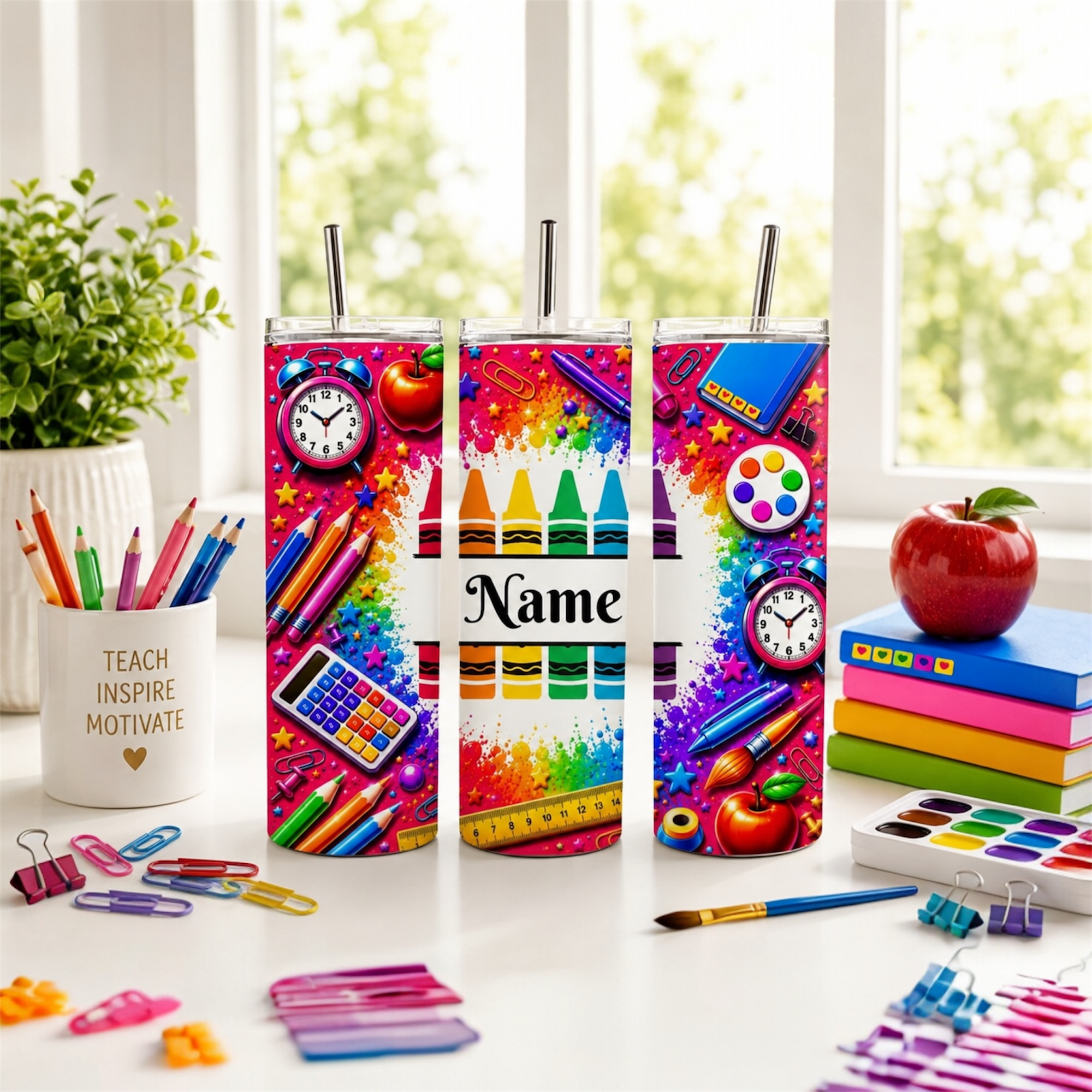 Custom Teacher Named Tumbler