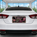 I Drive Pretty Not Fast License Plate