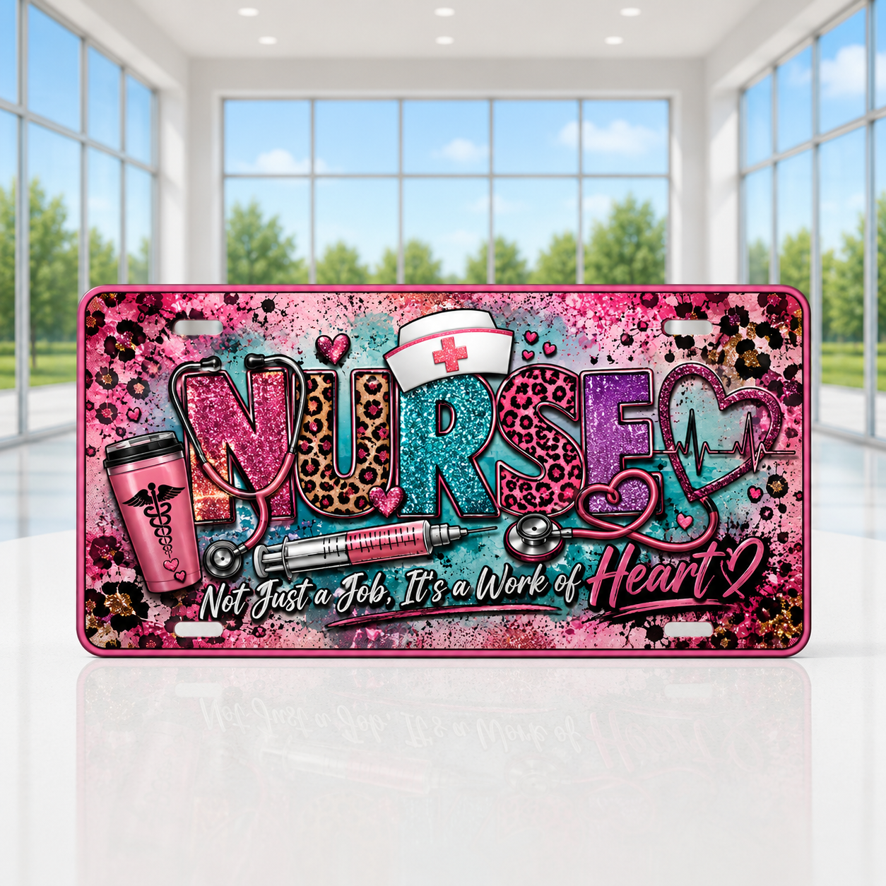 Nurse Life license plate