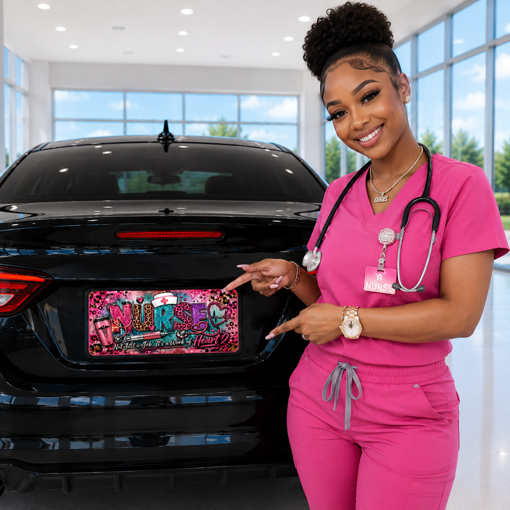 Nurse Life license plate