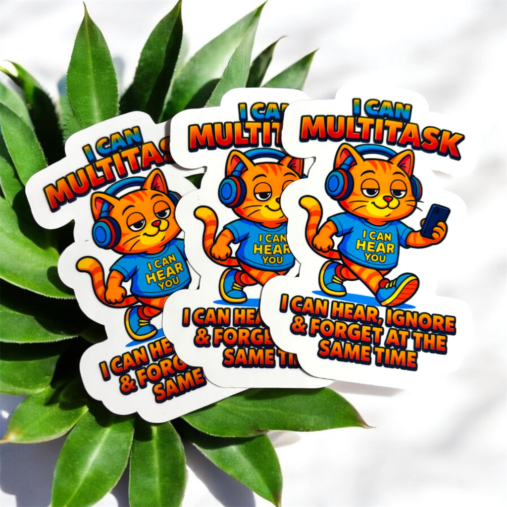 I can Multitask Sticker