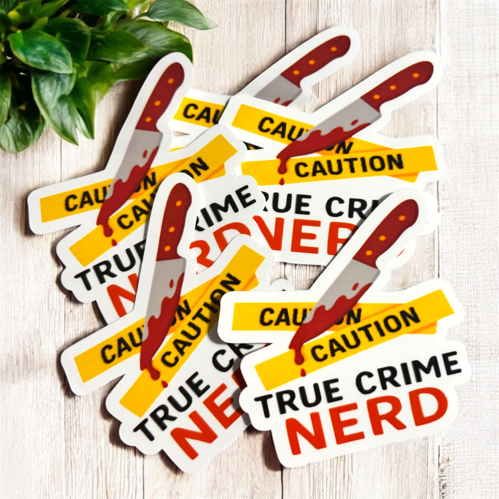 True Crime Nerd Stickers