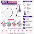 Custom Photo Keychains (Wholesale)