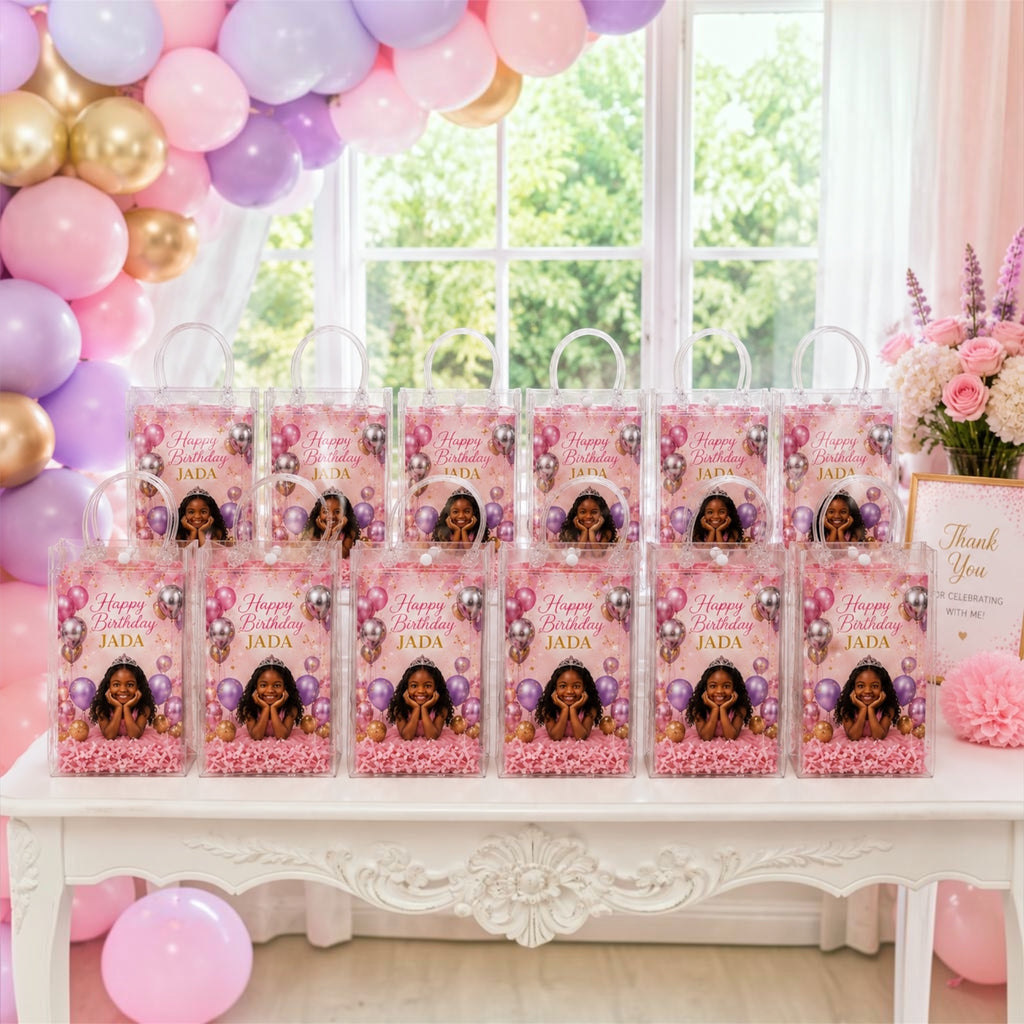 Custom Clear Gift Tote bags (Wholesale)