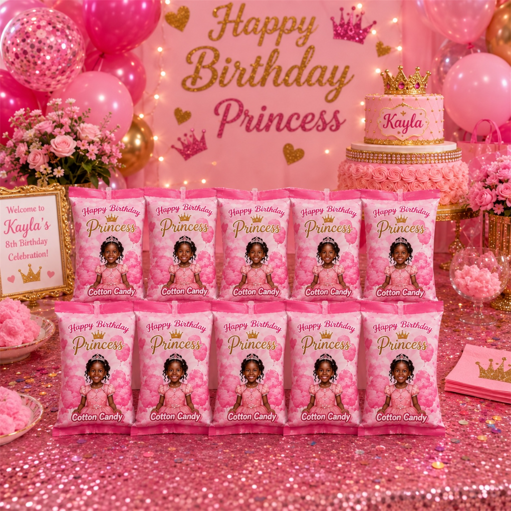 Custom Cotton Candy Bags (Wholesale)