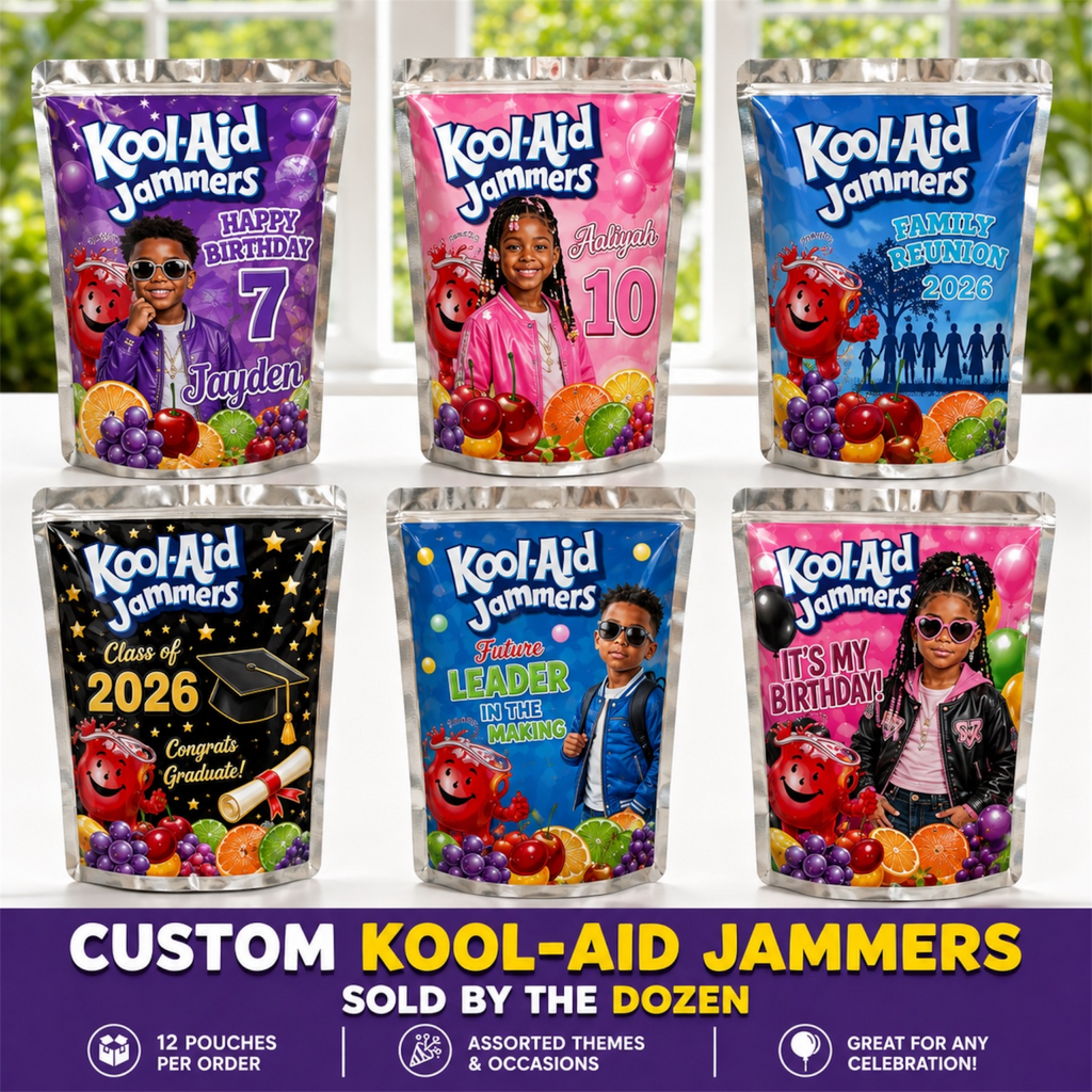 Custom Kool-Aid Jammers or Labels (Wholesale)