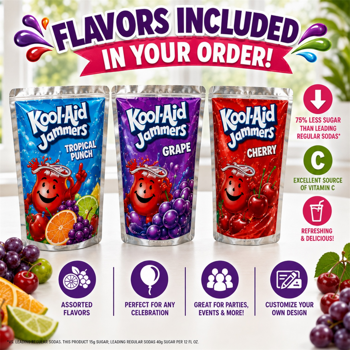 Custom Kool-Aid Jammers or Labels (Wholesale)