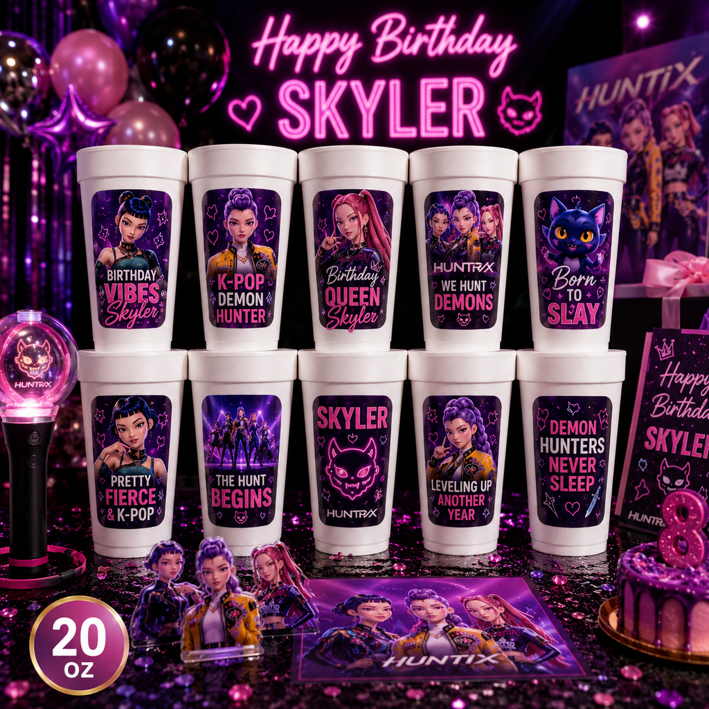 Custom 20 oz Styrofoam Party Cups (Wholesale)