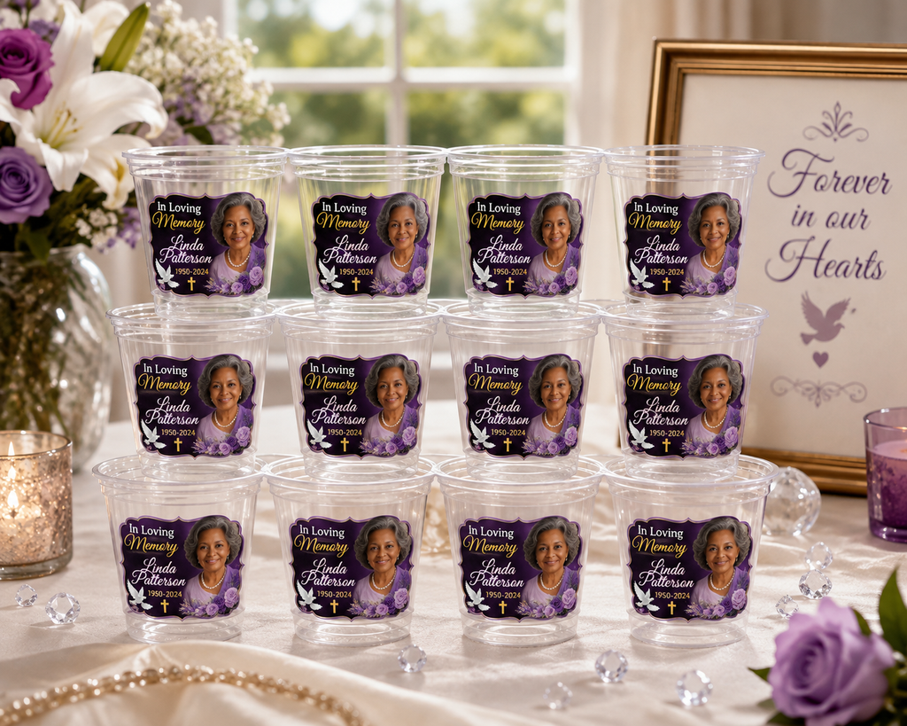 Custom 9 oz Clear Party Cups (wholesale)