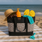 Leopard Mesh Urban Tote