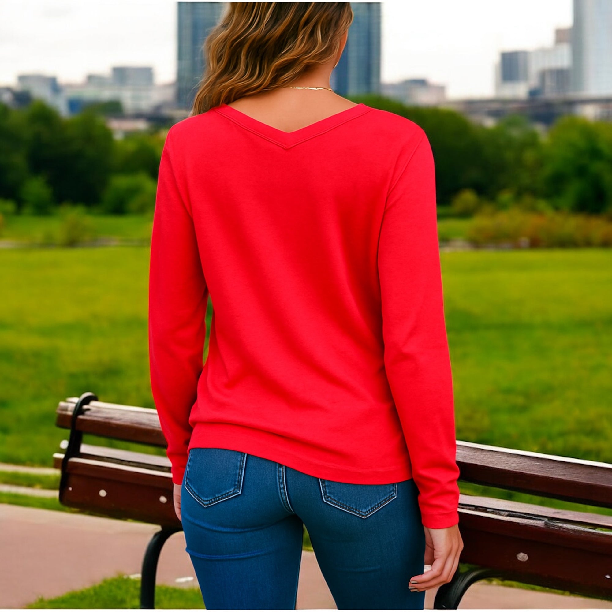 Faith Visions V-Neck Top