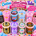 Custom Cotton Candy Tubs (Wholesale)