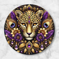 Glitz & Glam Feline Round mousepads