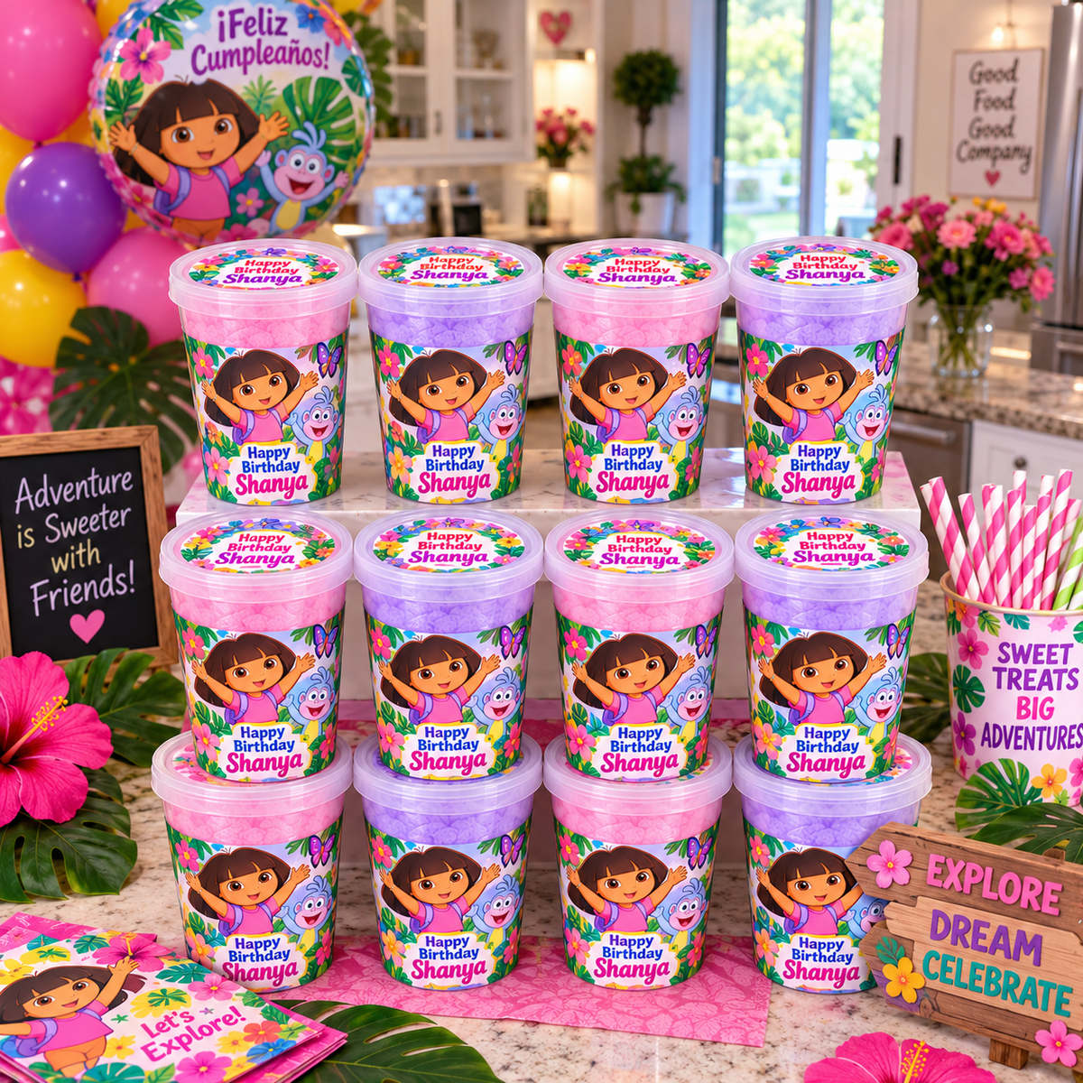 Custom Cotton Candy Tubs (Wholesale)