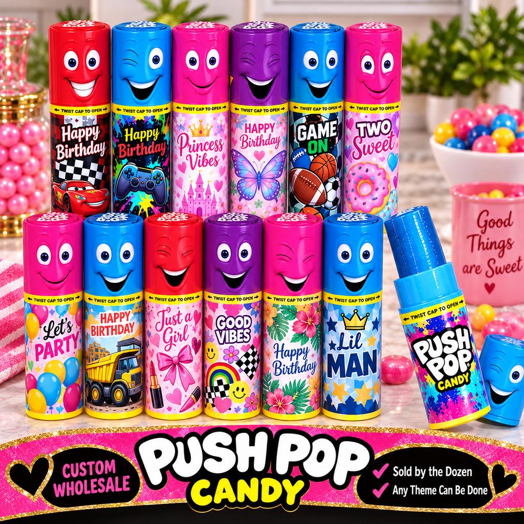 Custom Push-Pops (wholesale)