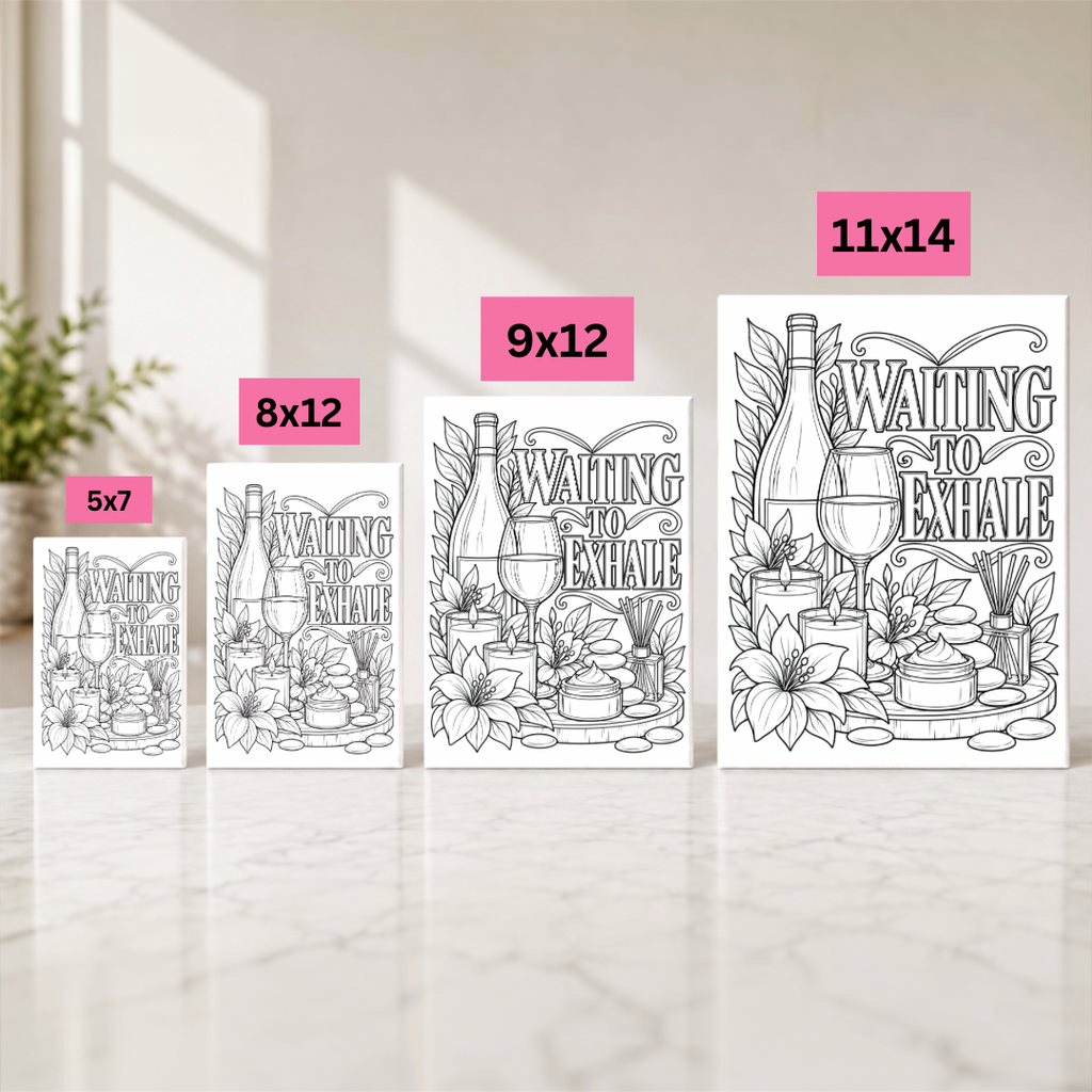 Waiting To Exhale Paint or Dazzle Canvas Kit