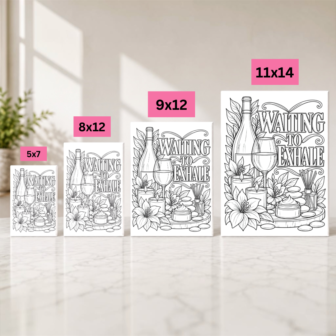 Waiting To Exhale Paint or Dazzle Canvas Kit