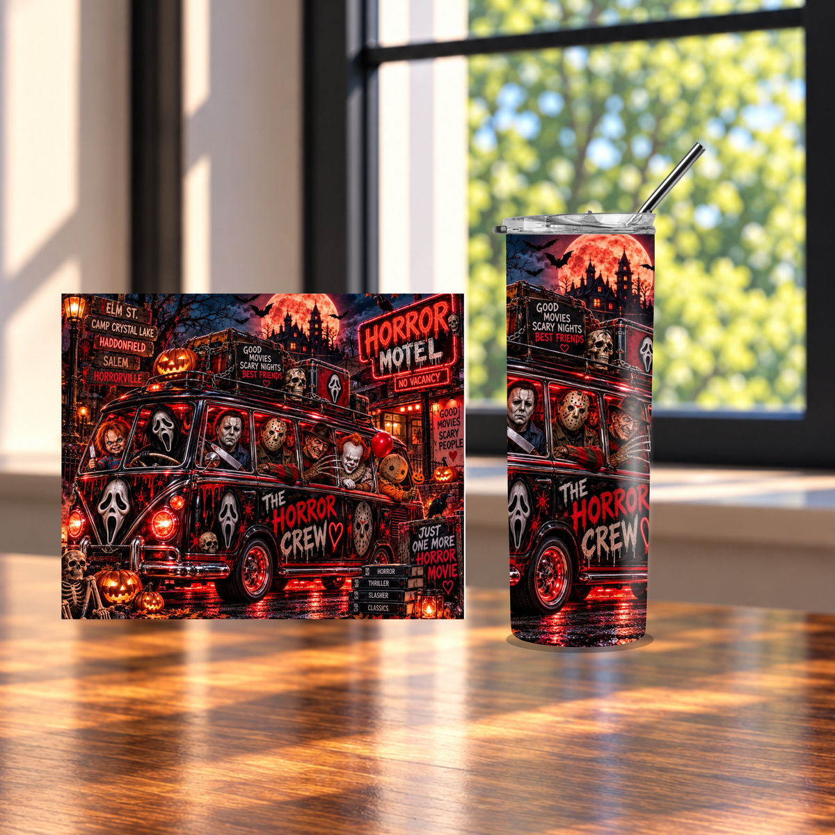 The Horror Crew Tumbler