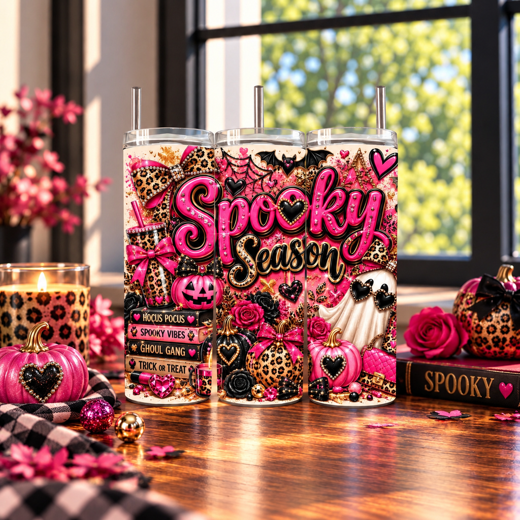 Spooky Season Glam Tumbler
