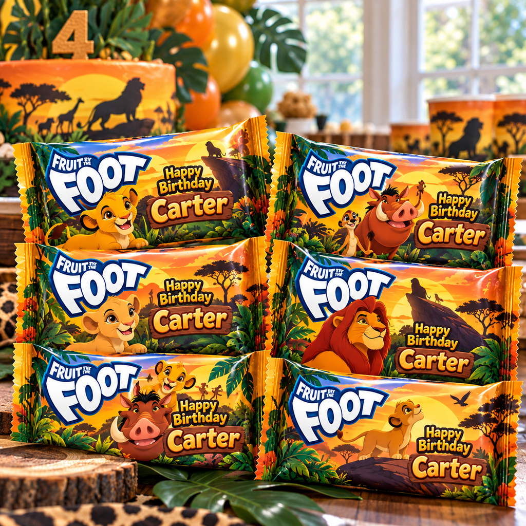 Custom Fruit By The Foot (Wholesale)
