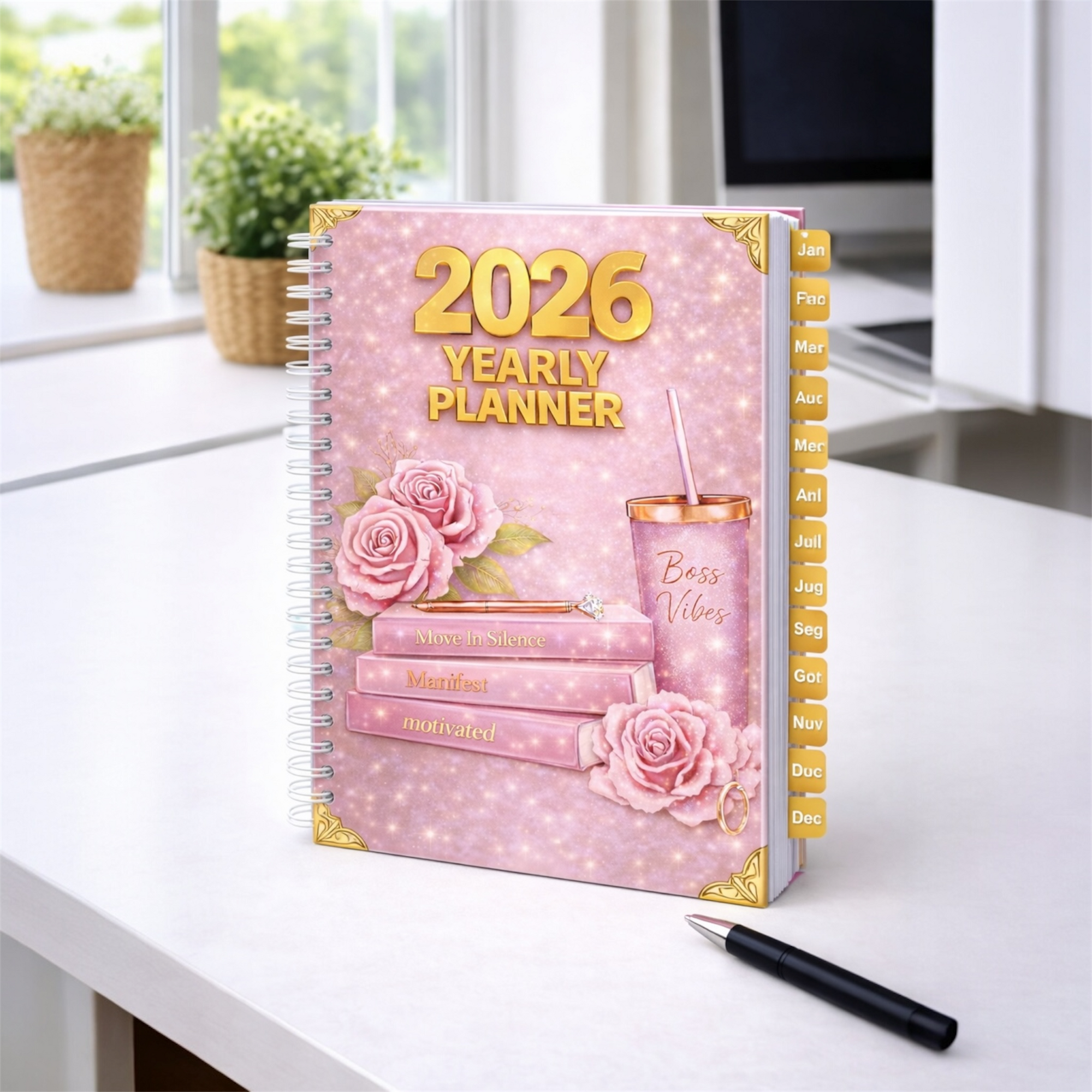 Pretty & Productive 2026 Yearly Planner