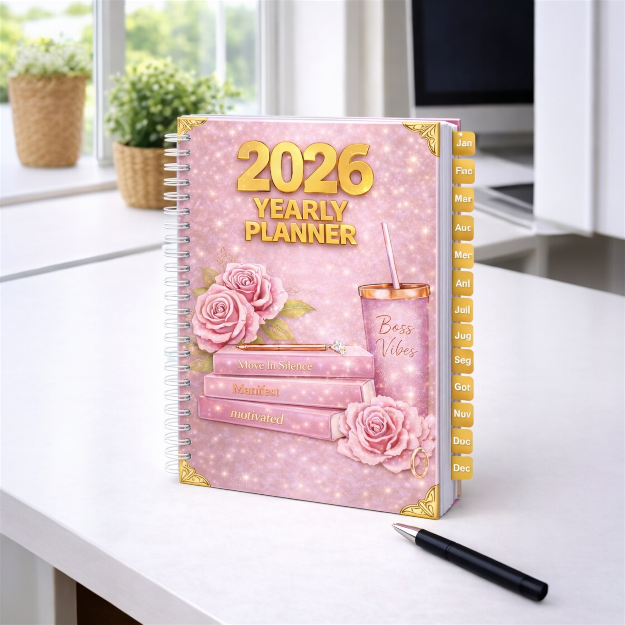 Pretty & Productive 2026 Yearly Planner