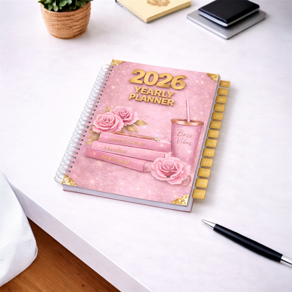 Pretty & Productive 2026 Yearly Planner