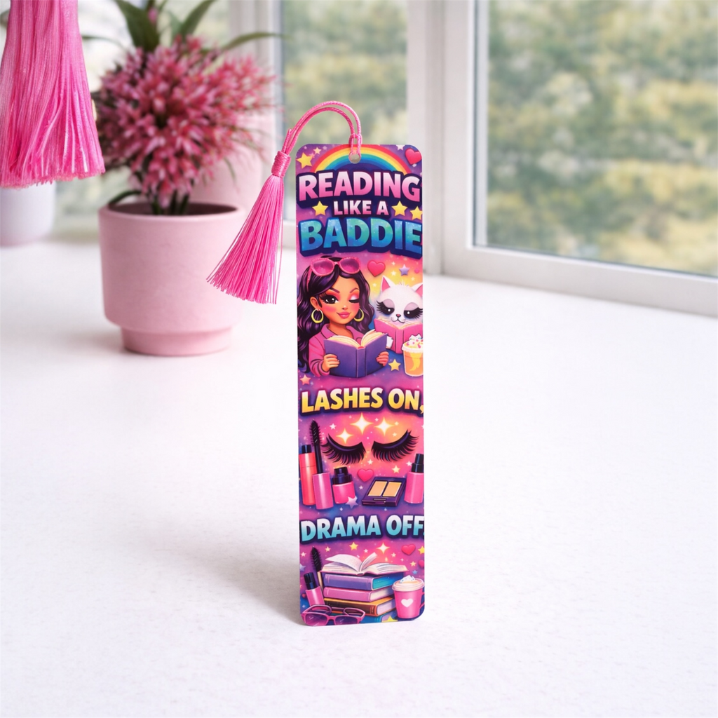 Reading Like A Baddie Bookmark