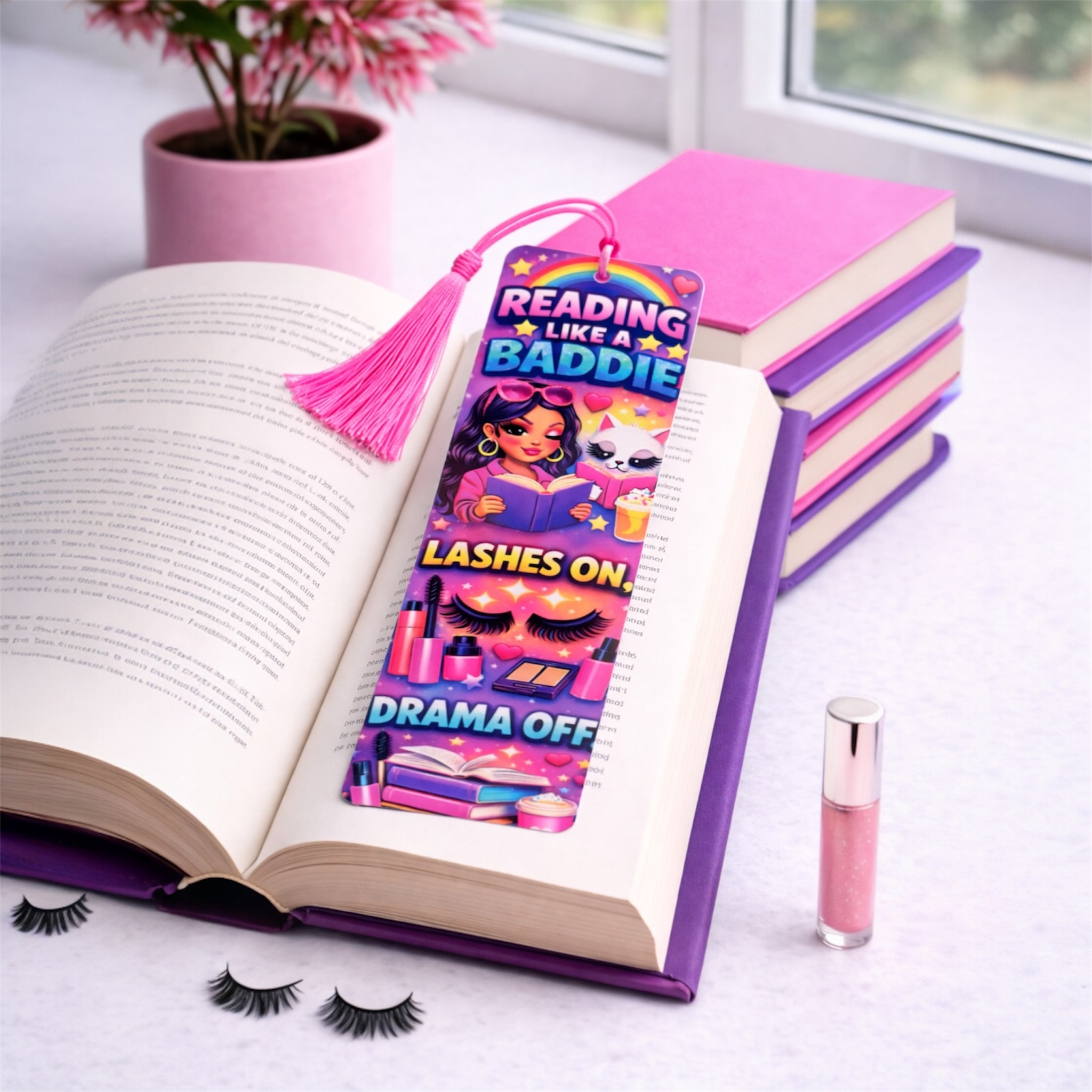Reading Like A Baddie Bookmark